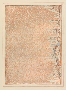 エルサレム、プレート49、アルビオンの秘密の秘密.... 作： William Blake